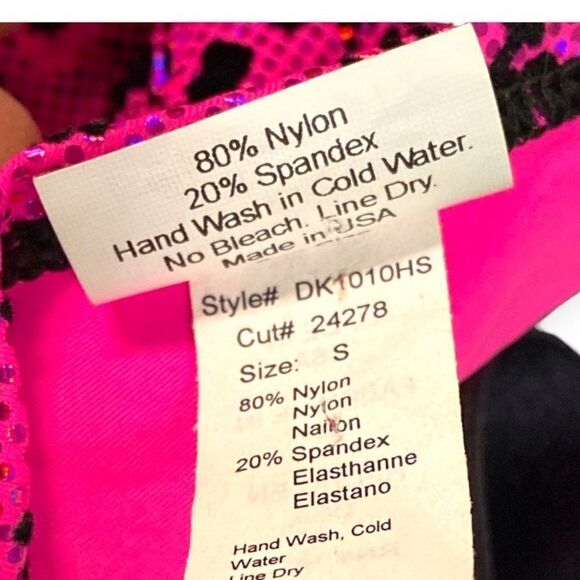 Dolls kill metallic Splatter Print Glitter Halter Top - Picture 5 of 6